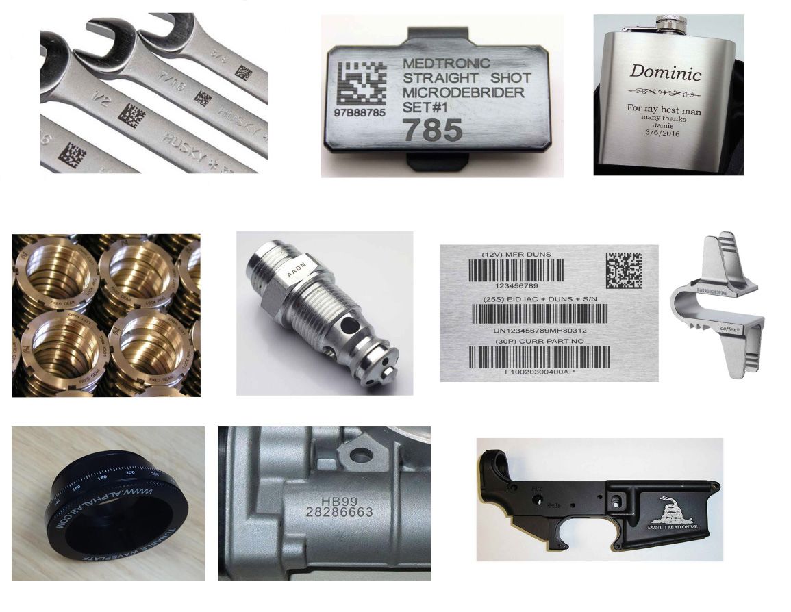 Fiber Laser Marking For Metal Material Solution