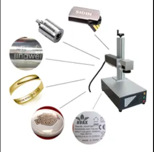 High electro-optical conversion efficiency fiber laser marking nameplate 30w high quality laser marking machine