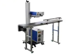 EARAIN BSL controller 20w 30w 50w flying laser marking machine for assembly line flow line pvc pipe