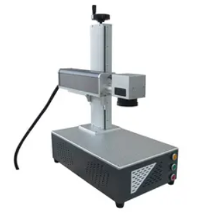 Intelligent Built-in Dual Light 30W Laser Marking Machine for Metal