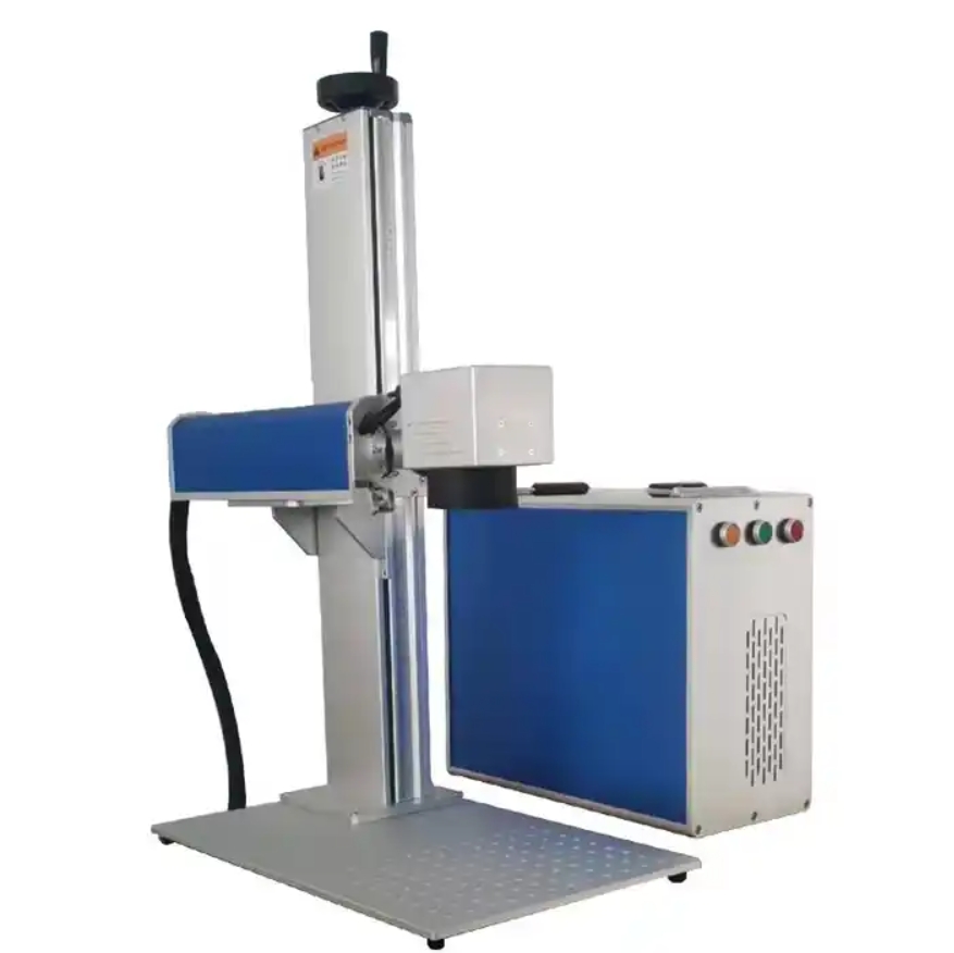 fiber laser deep marking engraving machine for stainless steel nameplate ring pen gun 20w 30w 50w 60w 80w 100w